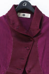 Marc Le Bihan Silky Long Sleeve Jacket Collection Highly Handcrafted France MLB-22914-ZI Purple PMLB3